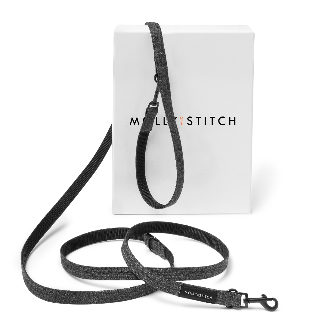 Soft Rock Adjustable Leash - Grey